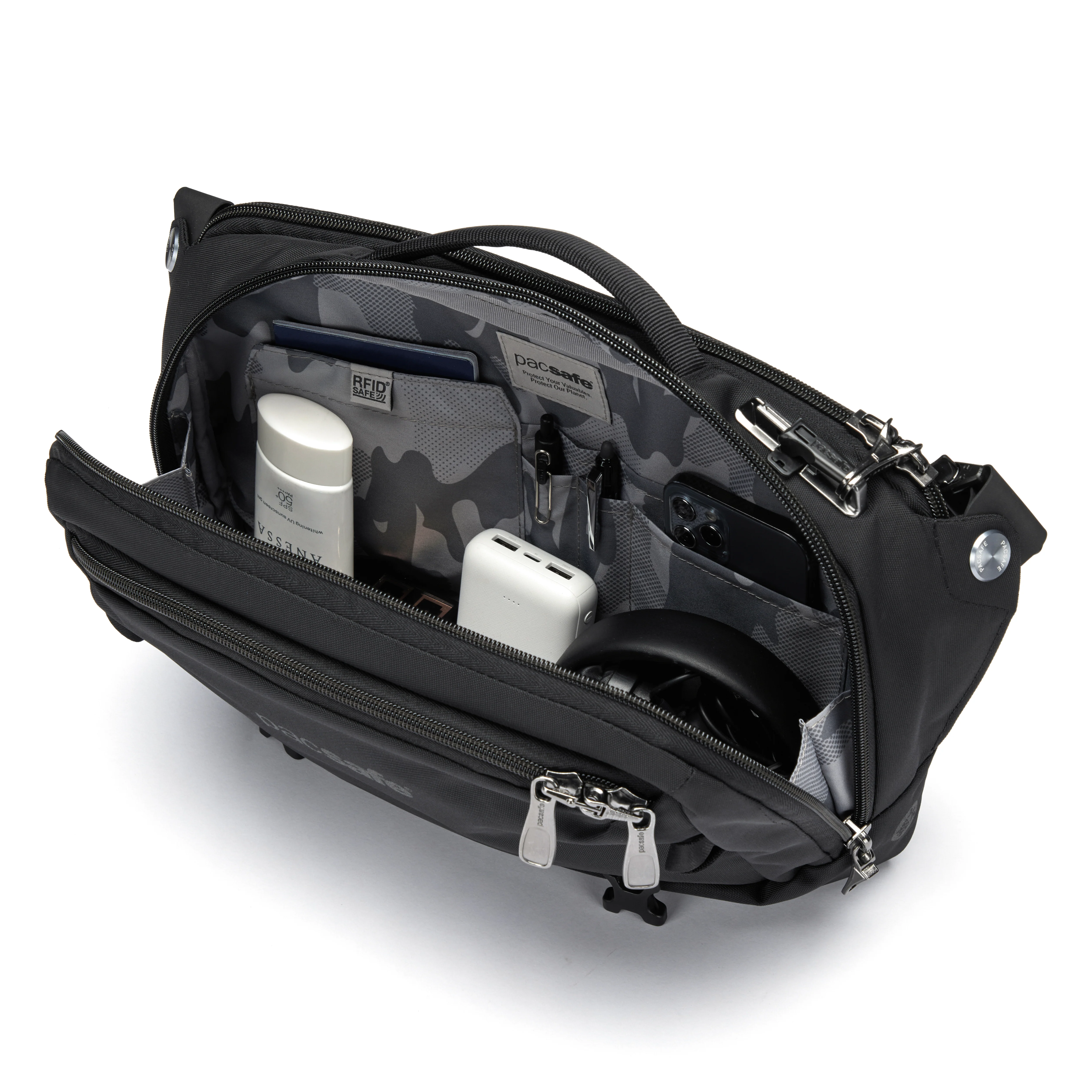 Pacsafe® EXP 12" anti theft sling crossbody - Image 8