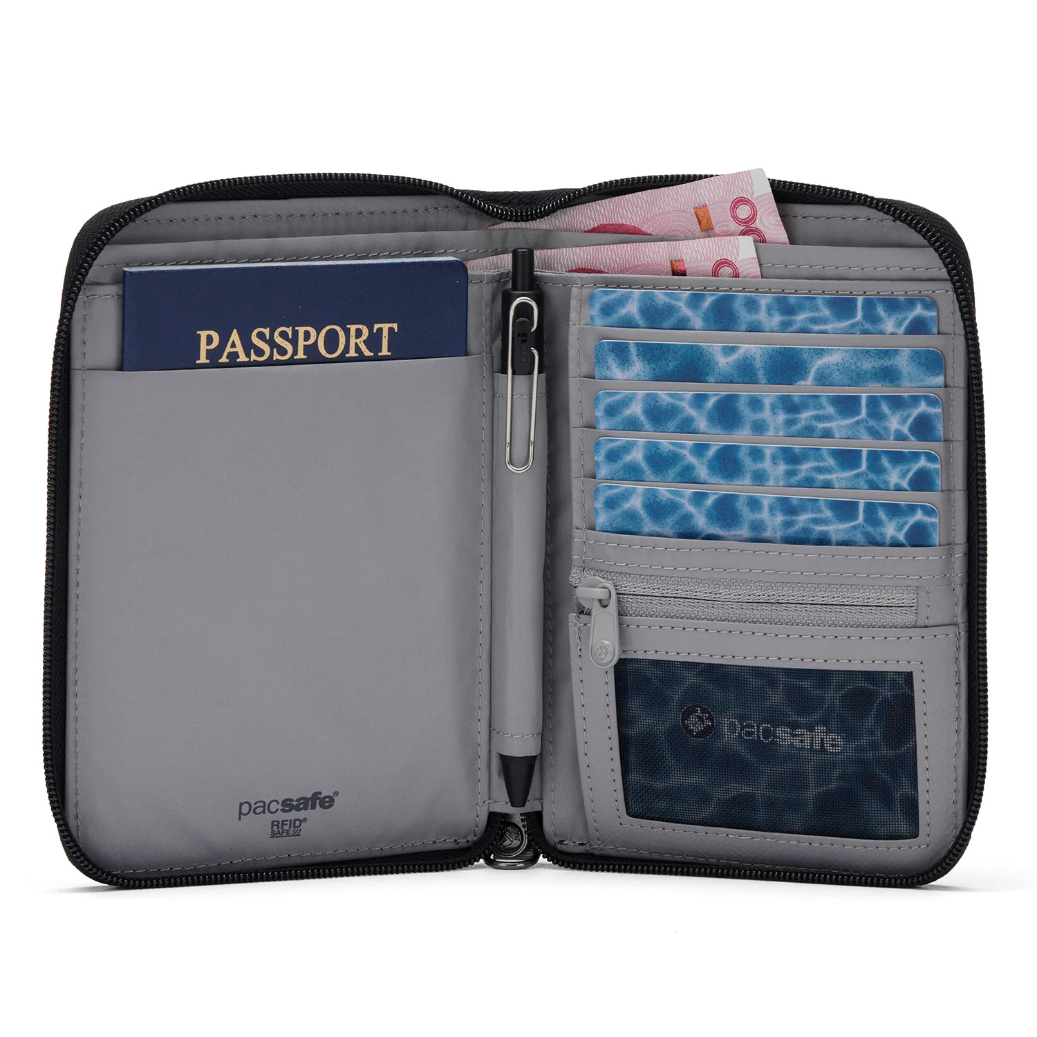 Pacsafe® RFIDsafe™ RFID blocking compact travel organizer - Image 12