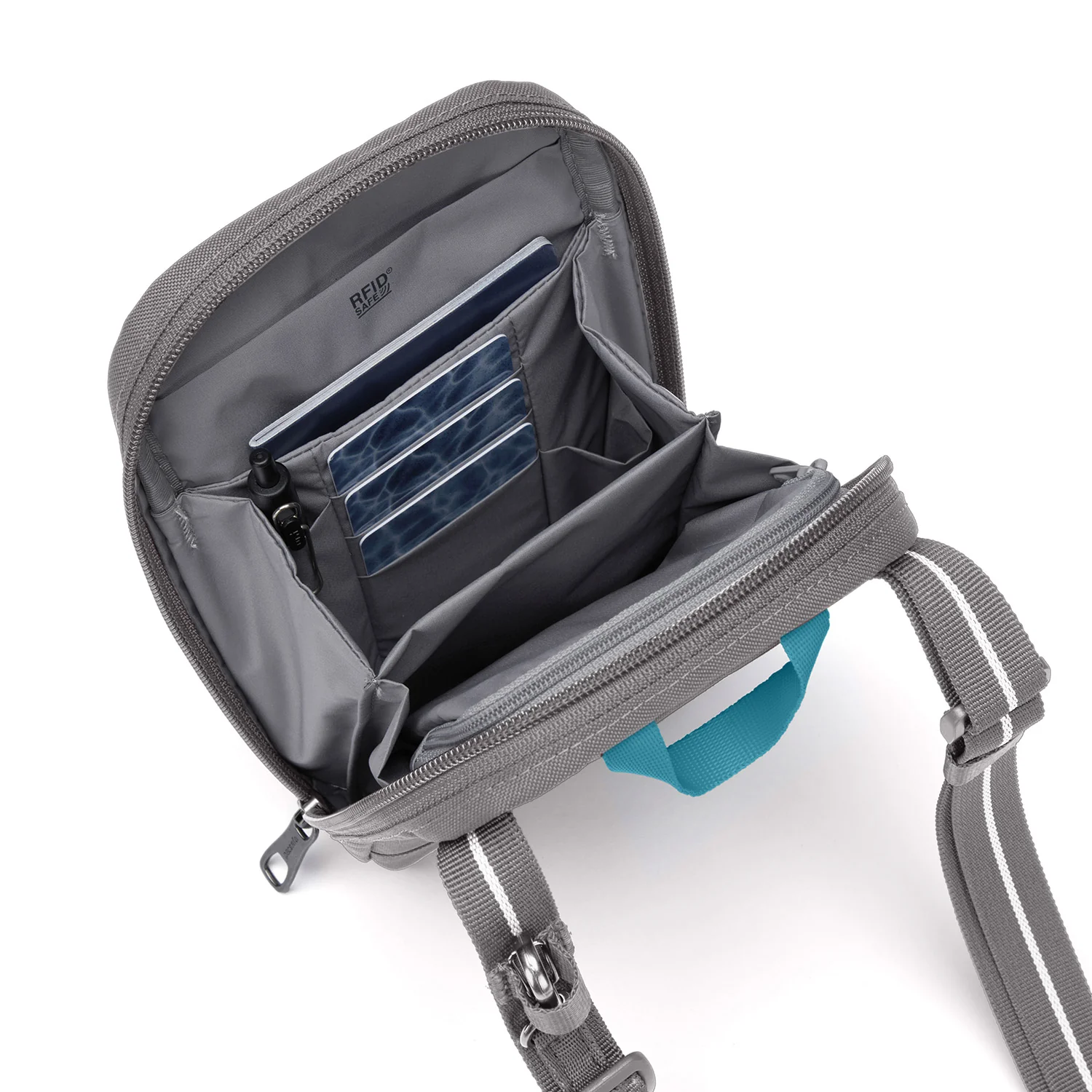 Pacsafe® RFIDsafe™ RFID blocking tech crossbody - Image 19