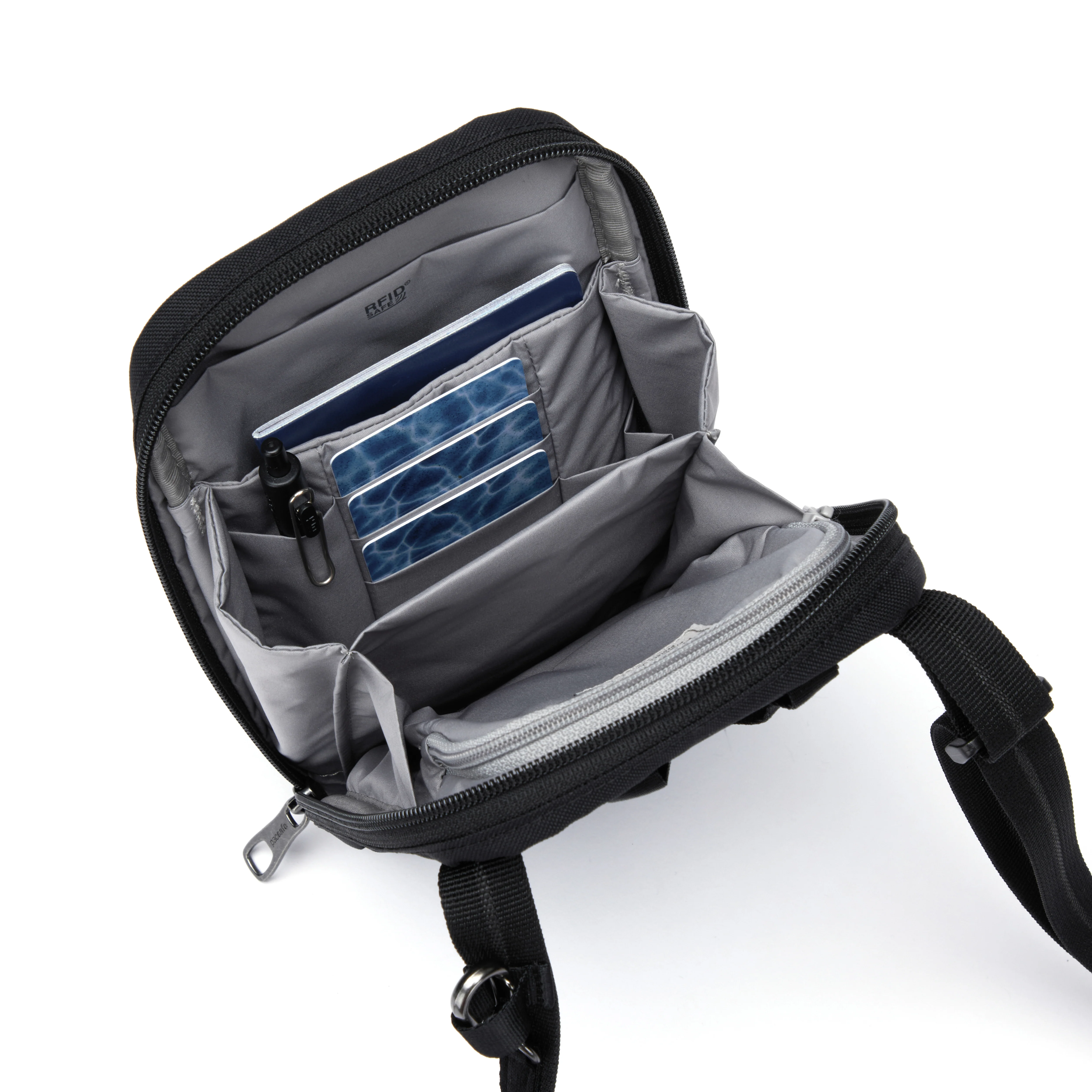 Pacsafe® RFIDsafe™ RFID blocking tech crossbody - Image 7