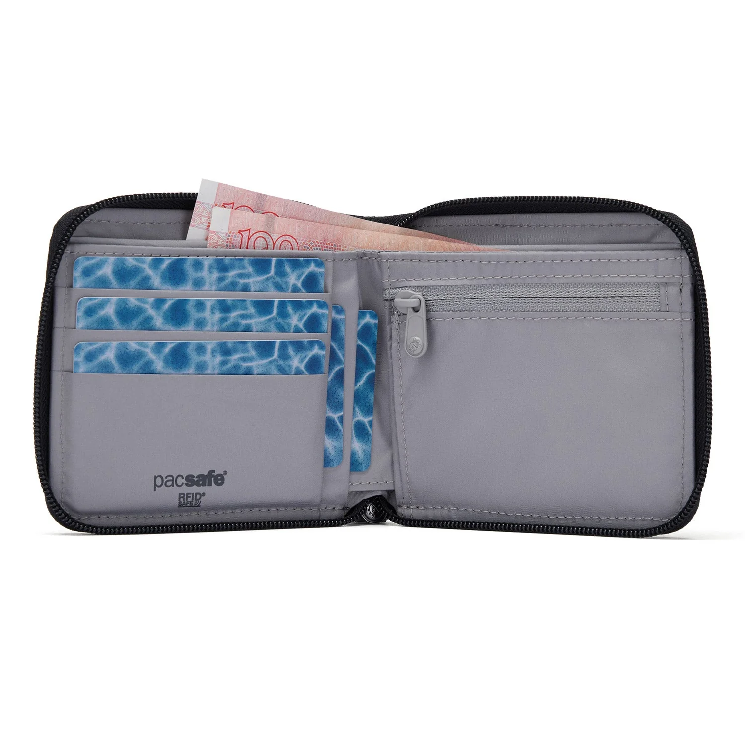 Pacsafe® RFIDsafe™ RFID blocking zip around wallet - Image 25