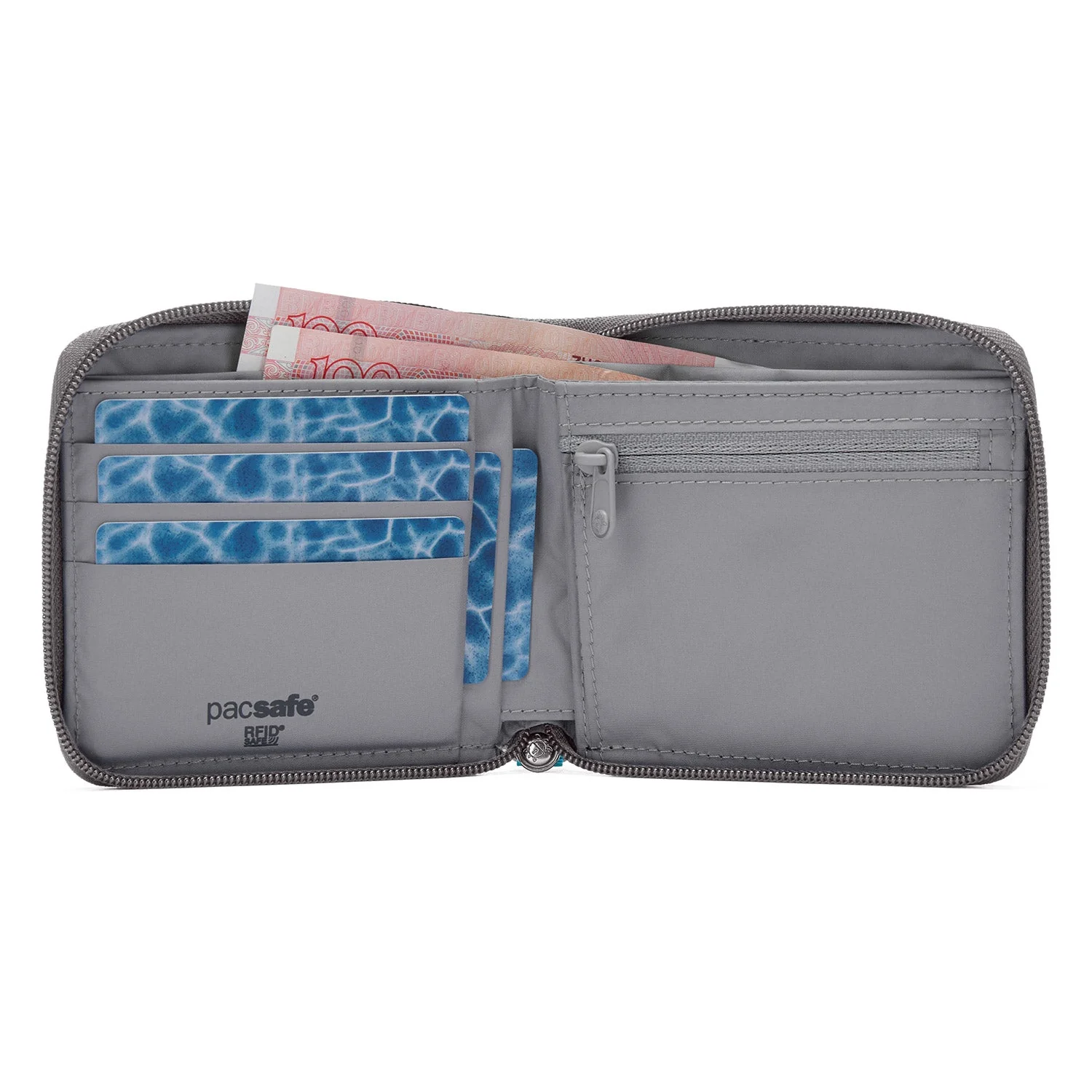 Pacsafe® RFIDsafe™ RFID blocking zip around wallet - Image 9