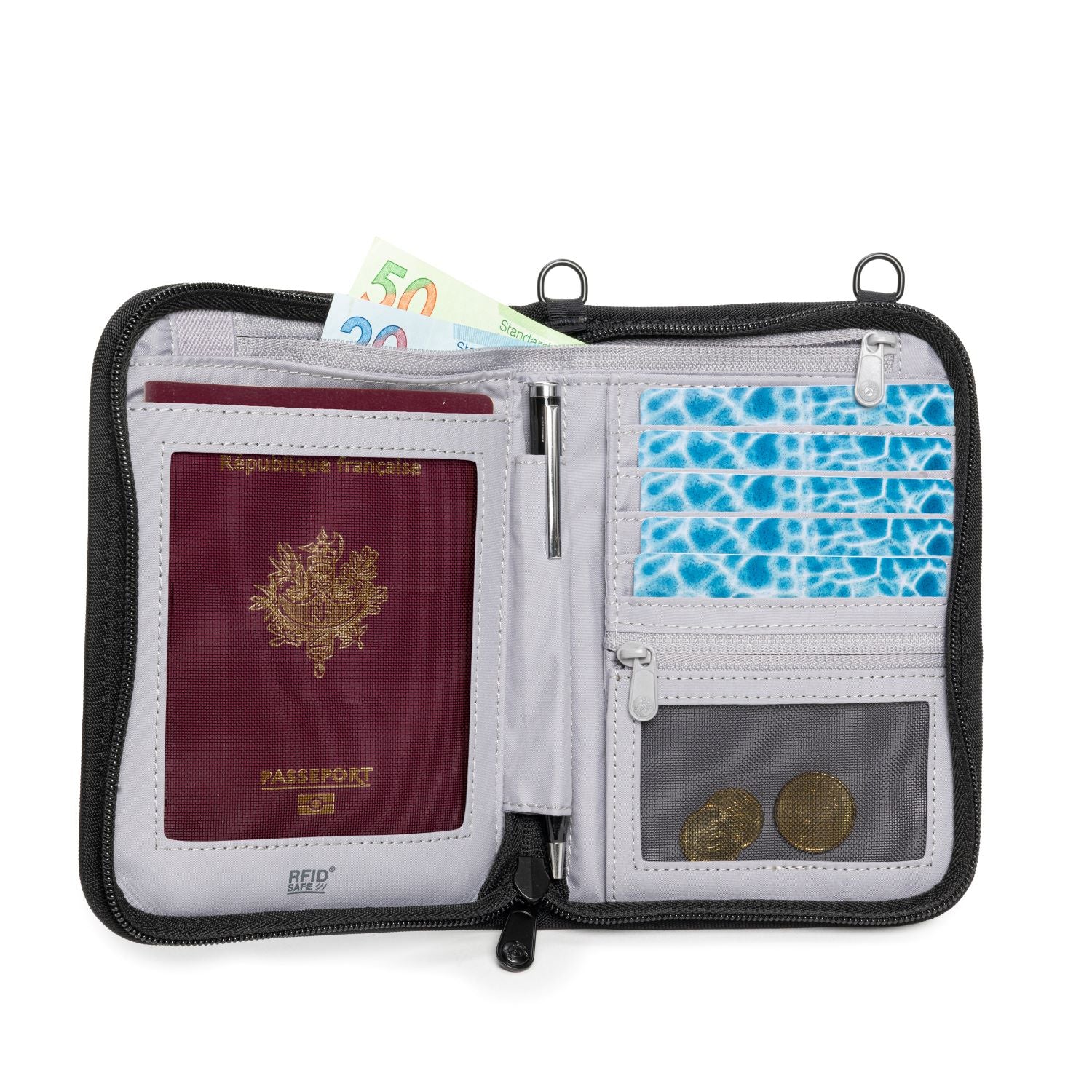 Pacsafe® RFIDsafe™ V150 RFID blocking compact organizer - Image 3